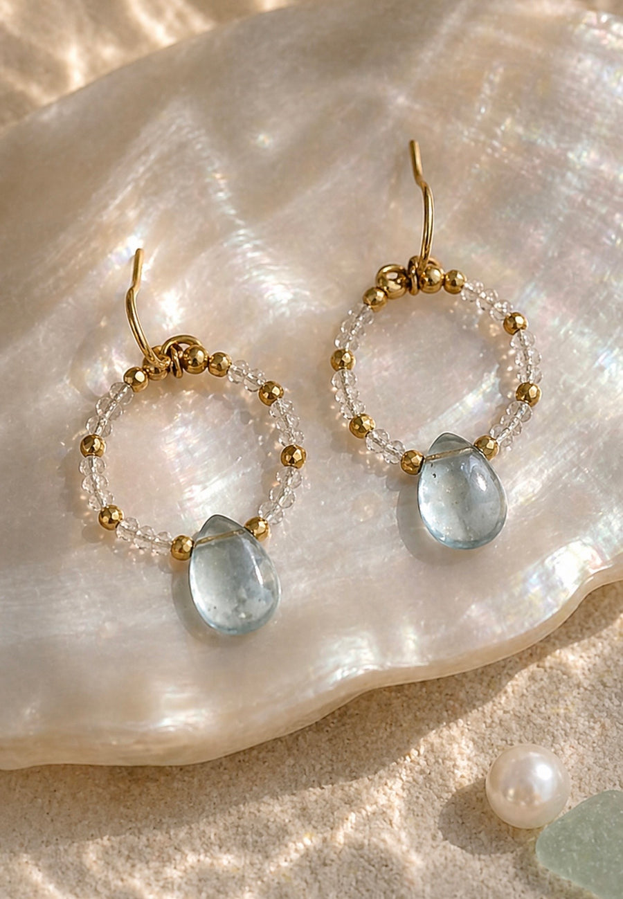 Aquamarine earrings