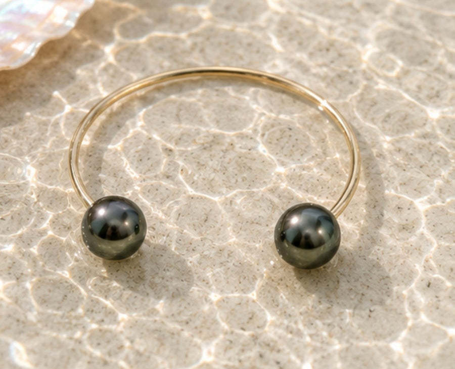 Tahitian pearl bracelet