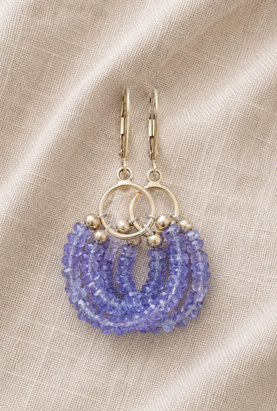tanzanite earrings