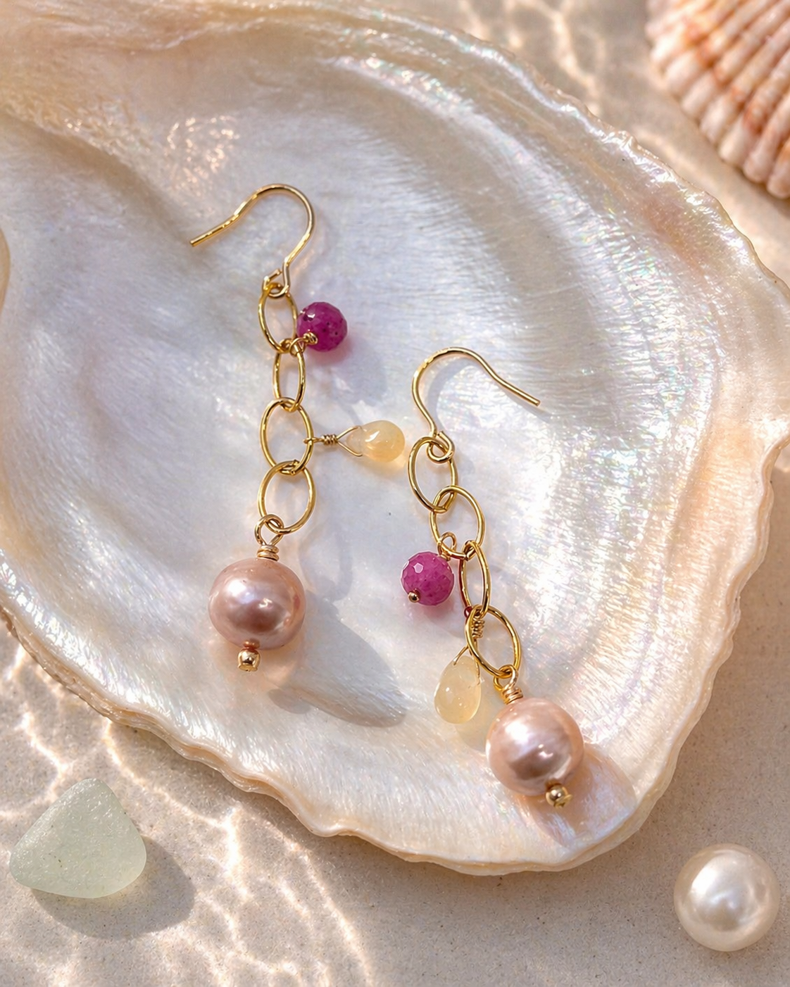 Edison Pearl Cluster Drops — shell