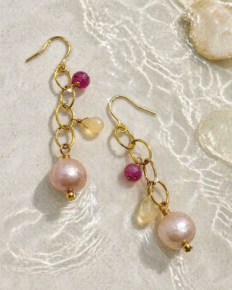 Edison Pearl Cluster Drops