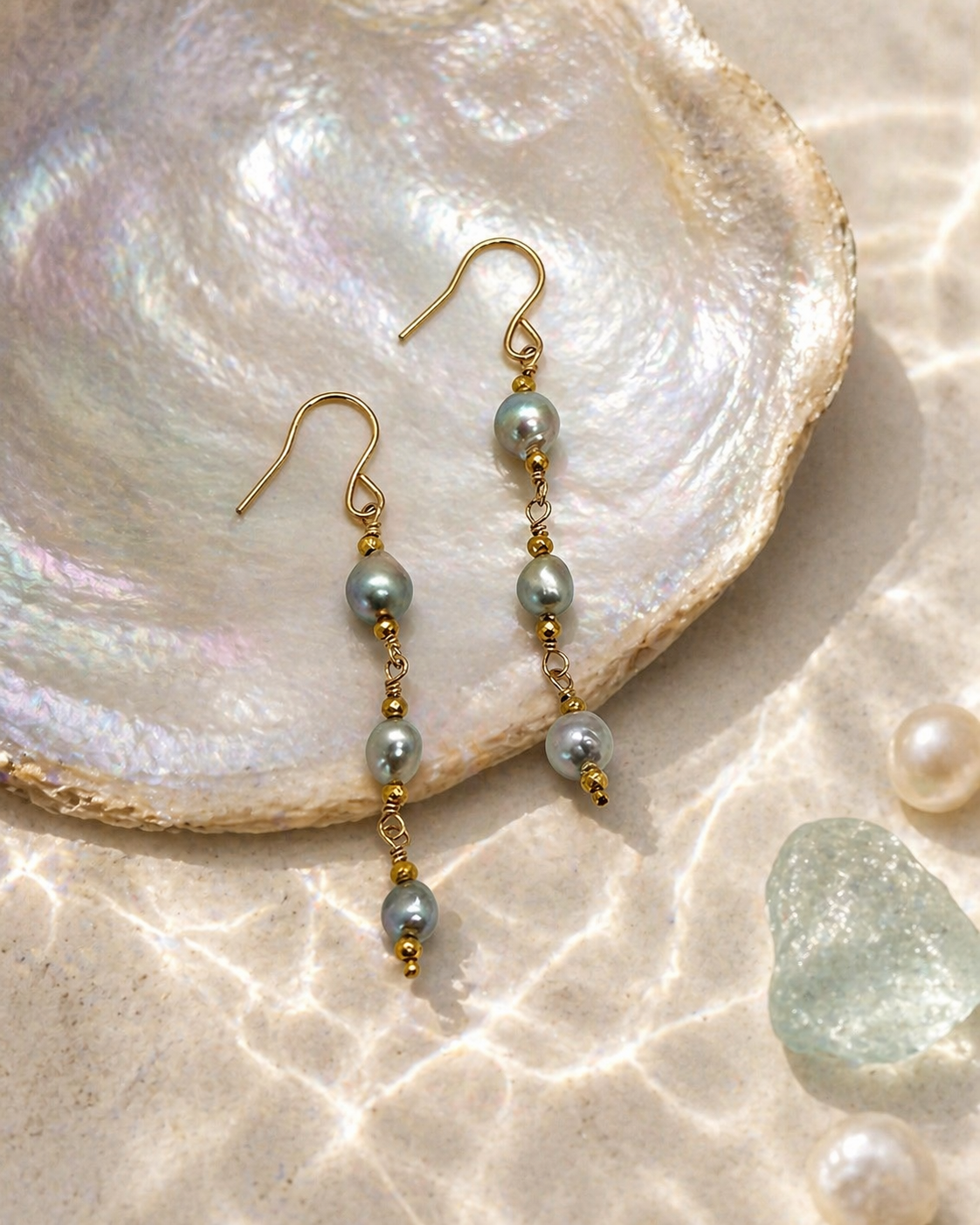 Freshwater Pearl Trio — shell