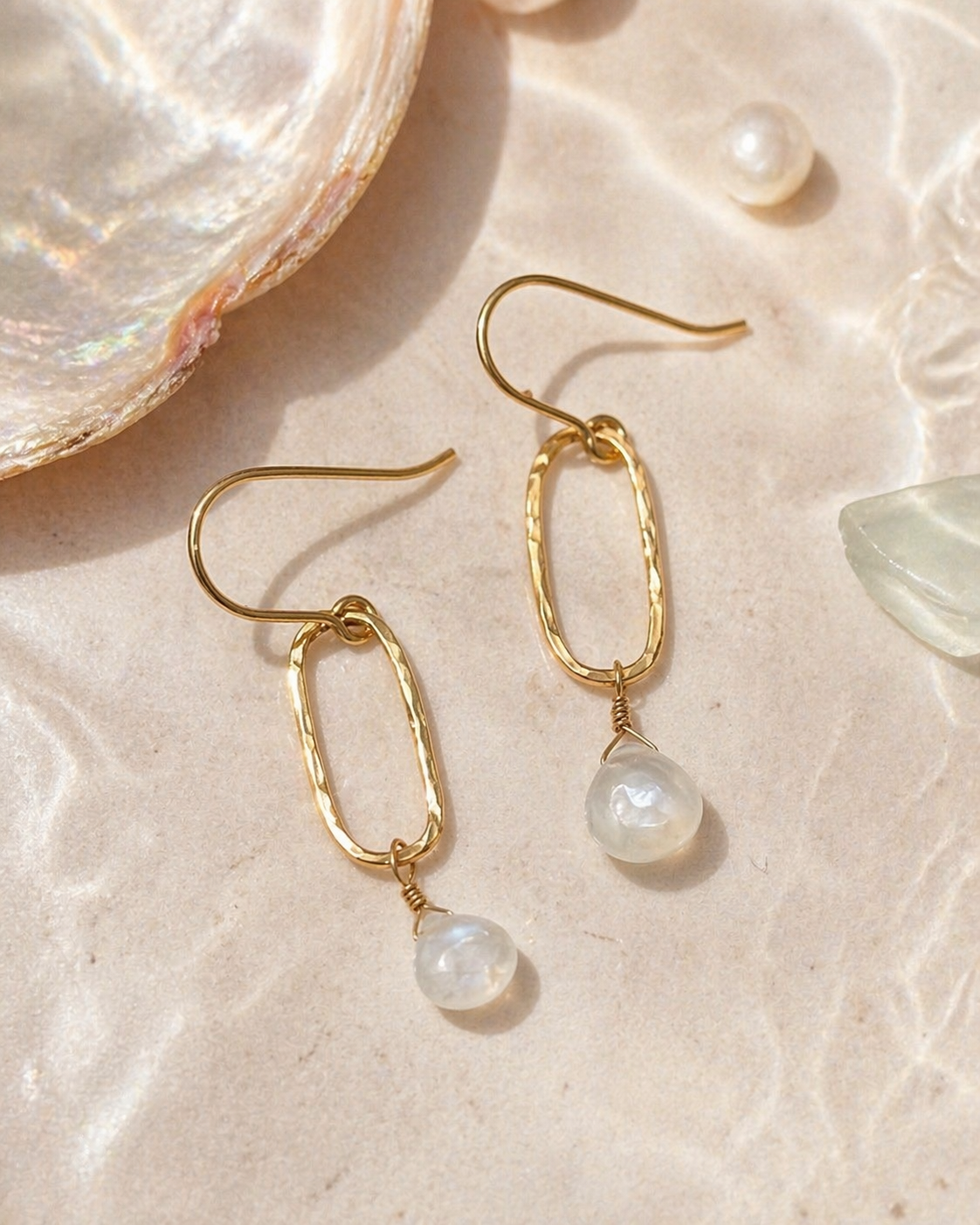 Moonstone Paperclip Drops