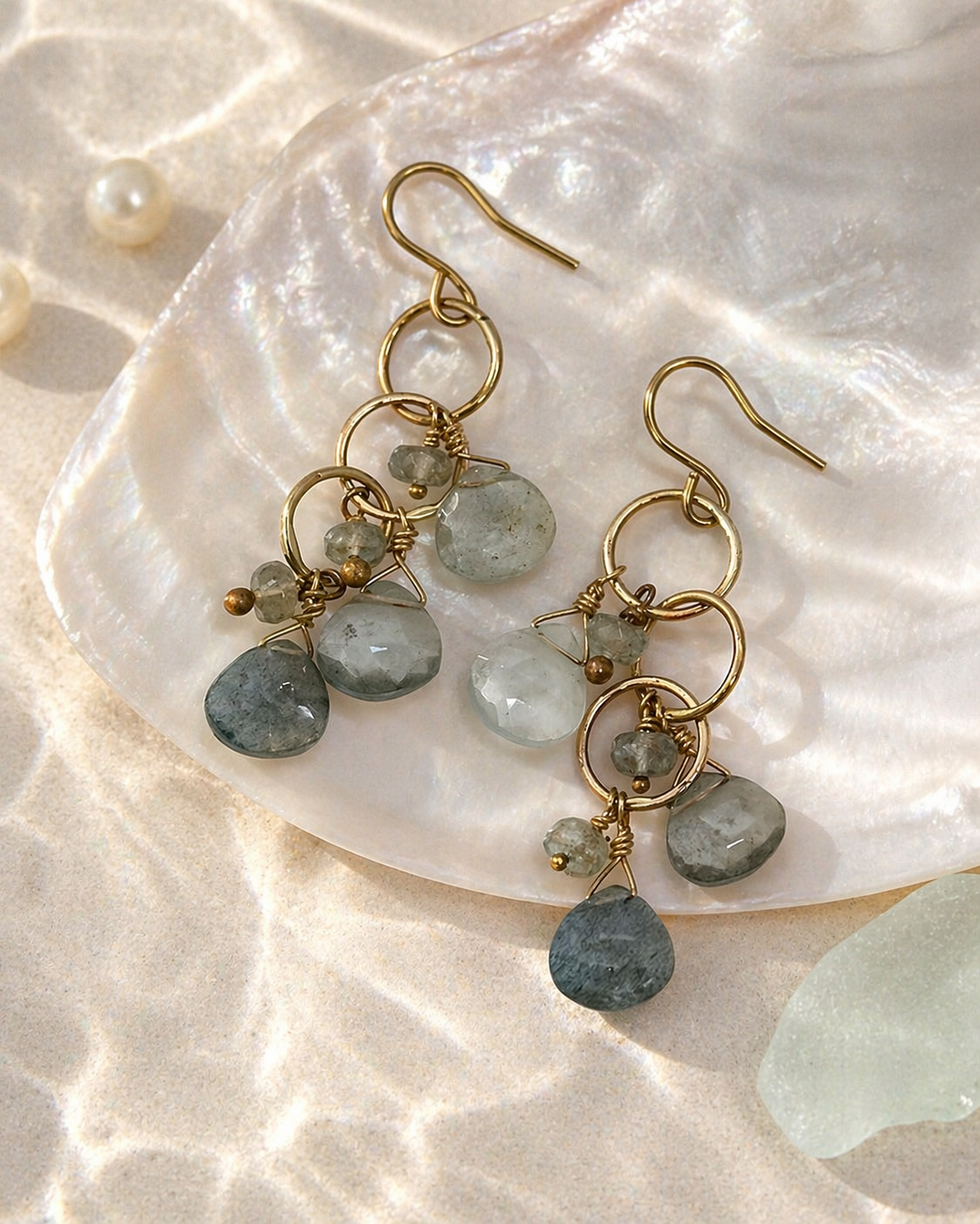 Moss Aquamarine Waterfall