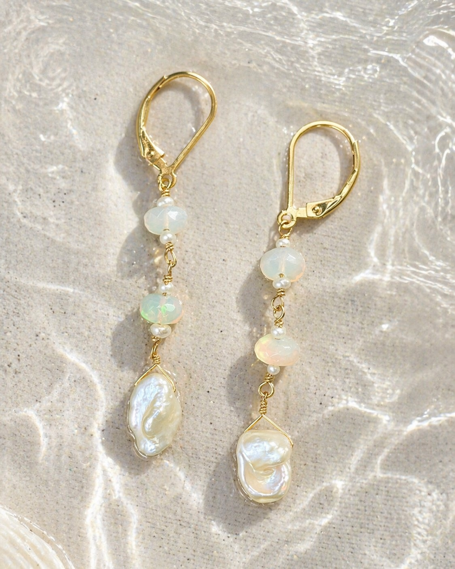 Ethiopian Opal & Keishi Drops