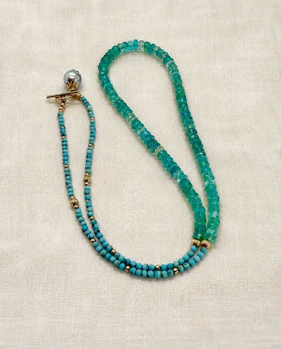 Opal and Turquoise Necklace