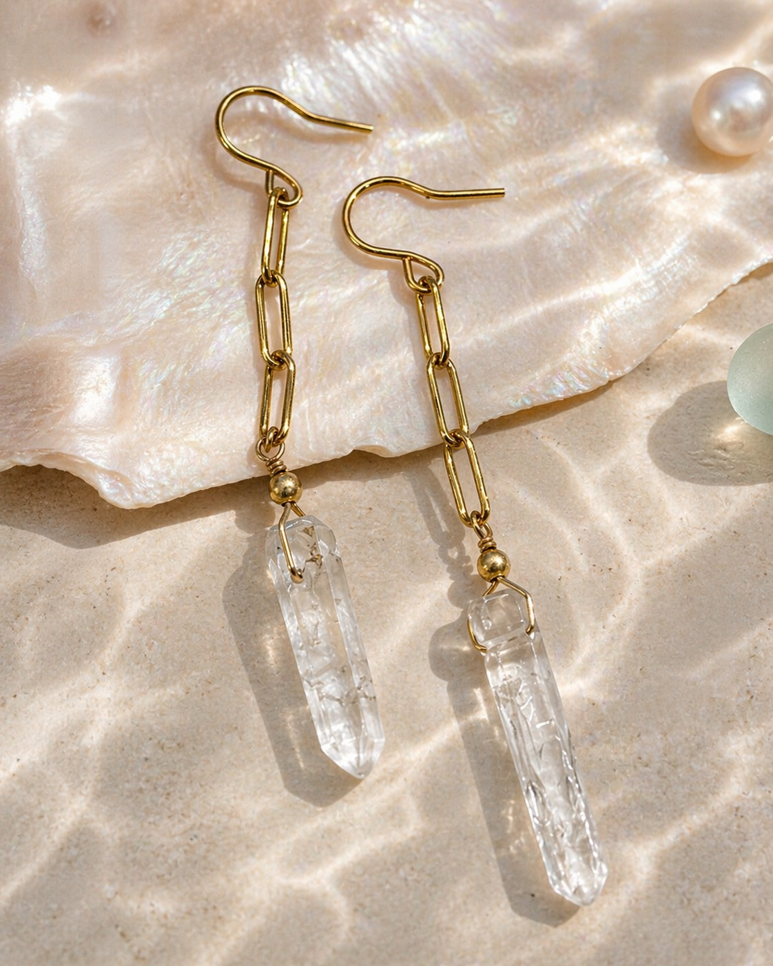 Quartz Crystal Drops — shell