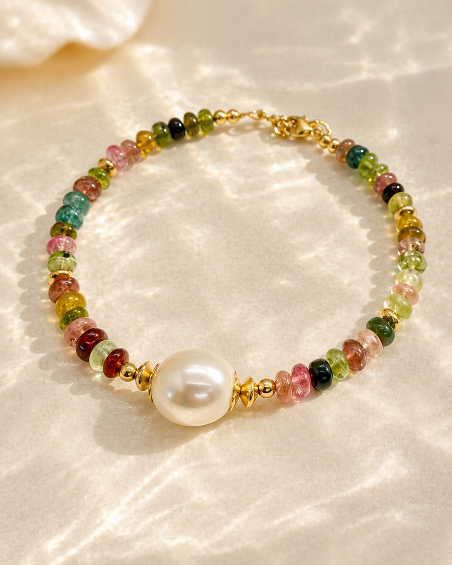 Rainbow Tourmaline Bracelet
