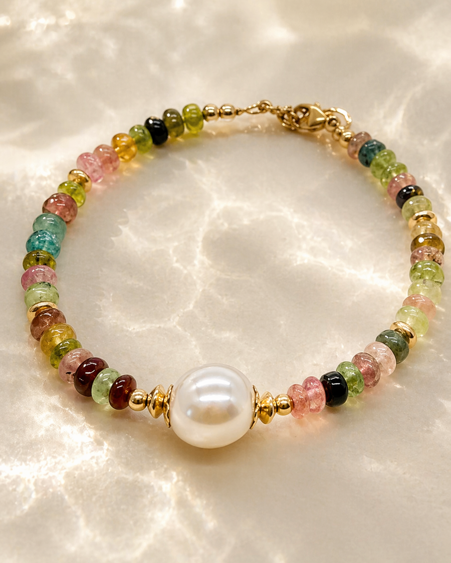 Rainbow Tourmaline Bracelet