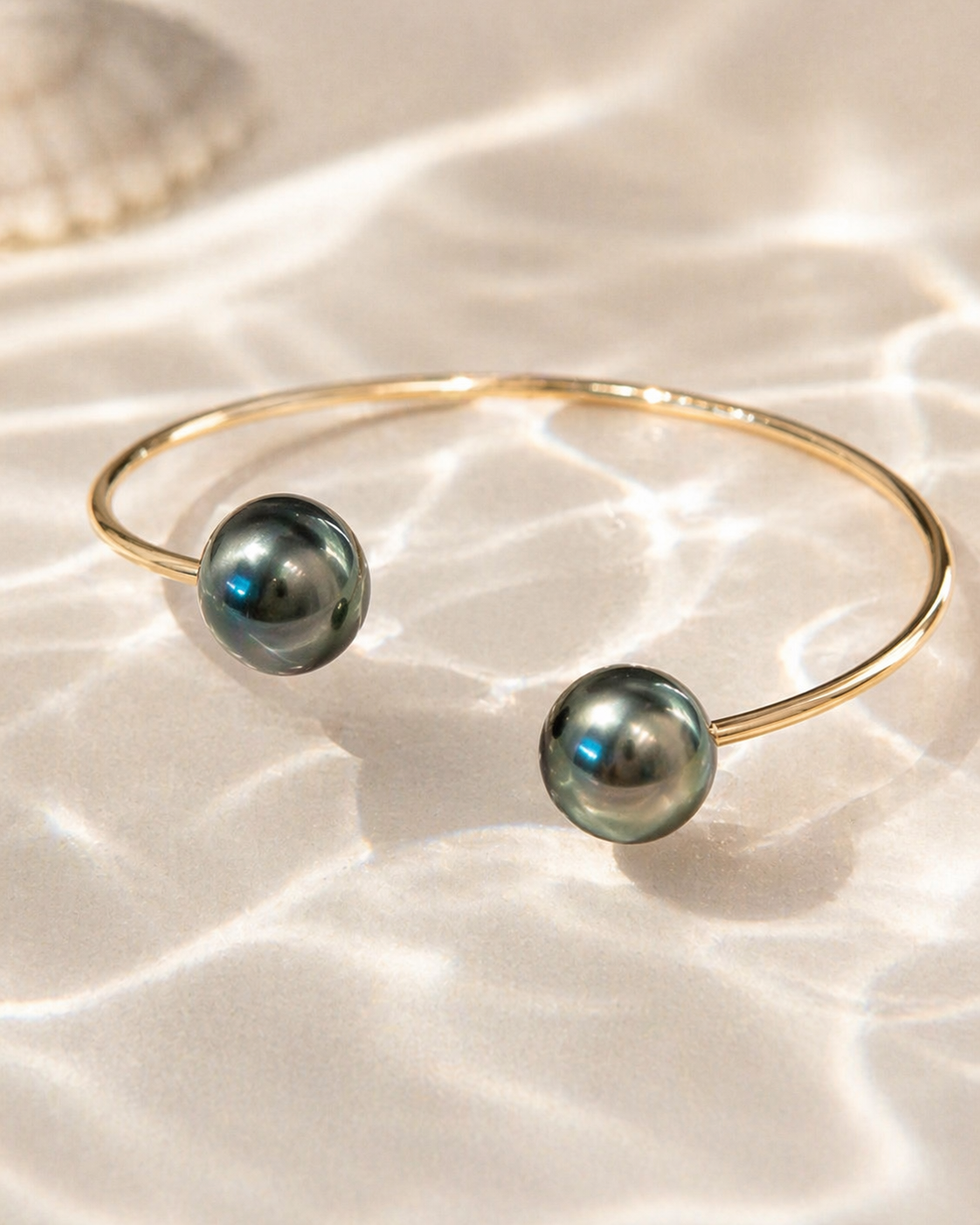 Twin Tahitian Pearl Cuff