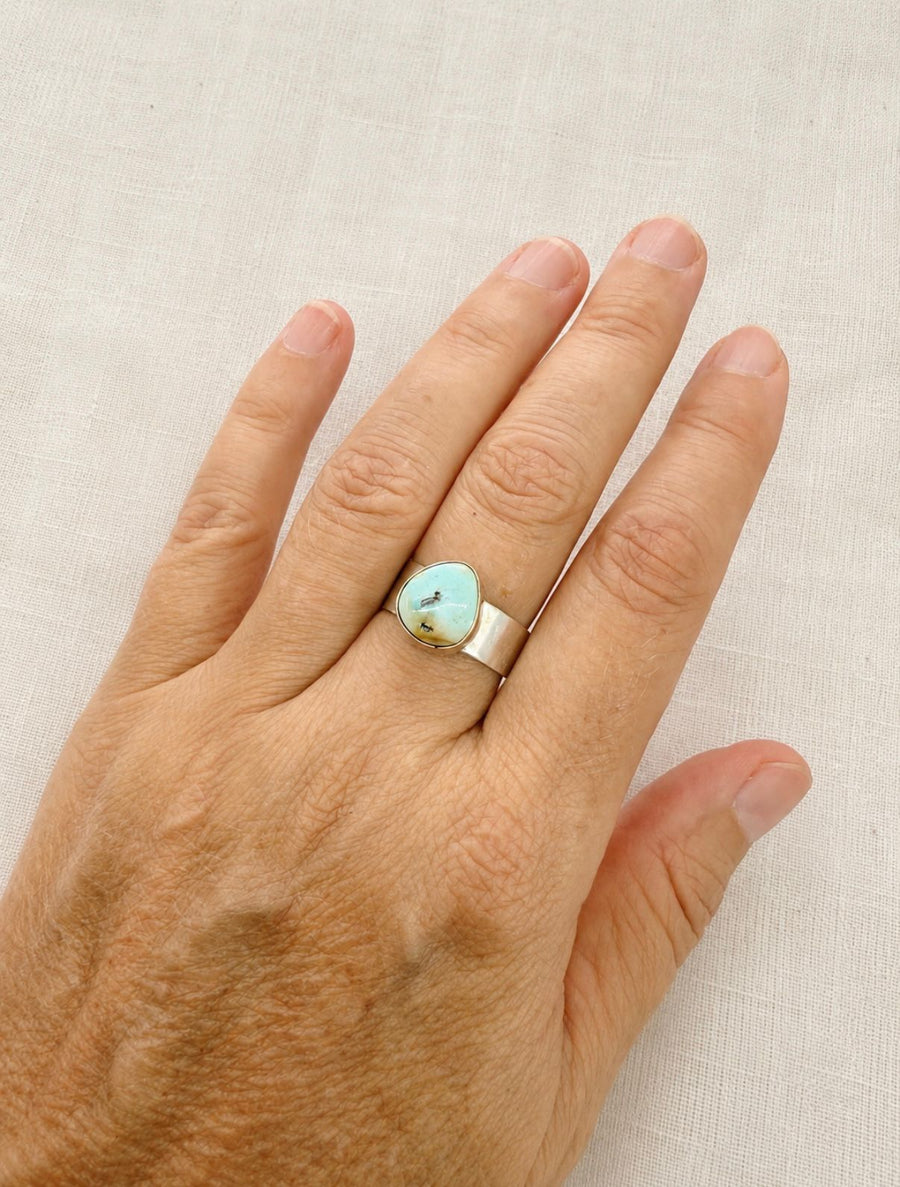 Irregular Shaped Turquoise Ring